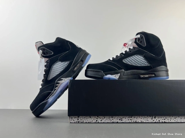 Kick Theory Metallic Black Jordan HF3975-001 5 Reimagined Air 0809